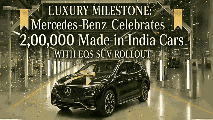 Mercedes Rolls Out Its 2,00,000th Made-in-India Car It’s the EQS SUV!